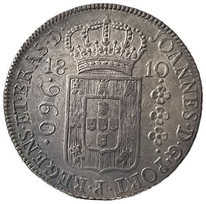 Moeda Antiga do Brasil 960 Réis 1810 R