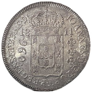 Moeda Antiga do Brasil Colonial 960 Réis 1811 R