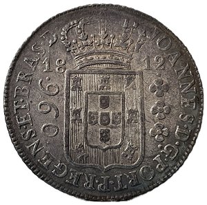 Moeda Antiga do Brasil Colônia 960 Réis 1812 R