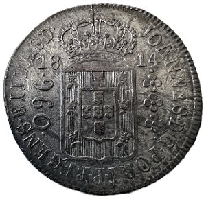 Moeda Antiga do Brasil Colônia 960 Réis 1814 R
