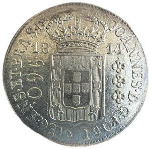 Moeda Antiga do Brasil Colônia 960 Réis 1814 R
