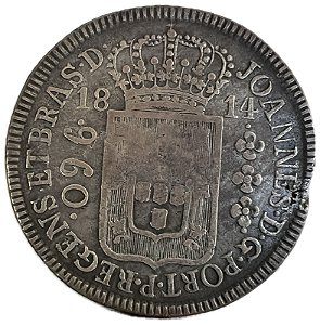 Moeda Antiga do Brasil Colônia 960 Réis 1814 R
