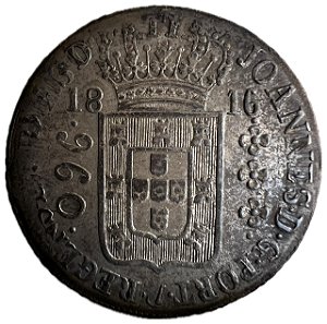 Moeda Antiga do Brasil Colônia 960 Réis 1816 R