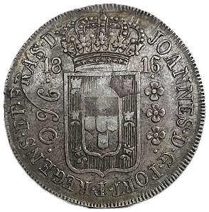 Moeda Antiga do Brasil Colônia 960 Réis 1816 R