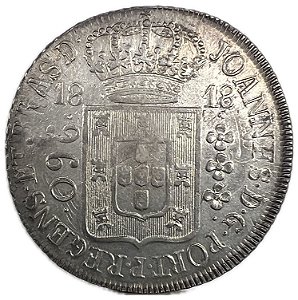Moeda Antiga do Brasil Colônia 960 Réis 1818 R