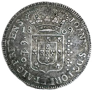 Moeda Antiga do Brasil Colônia 640 Réis 1809 B