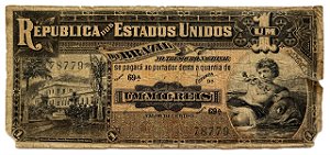 Cédula Antiga do Brasil 1000 Réis 1918 - Autografada