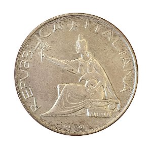 Moeda Antiga da Itália 500 Lire 1961 R