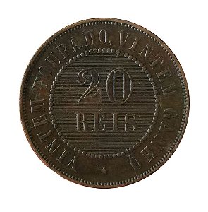 Moeda Antiga do Brasil 20 Réis 1895