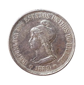 Moeda Antiga do Brasil 500 Réis 1889