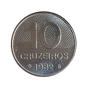 Moeda Antiga do Brasil 10 Cruzeiros 1982 - Integração Nacional