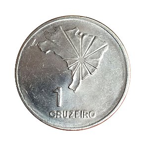 Moeda Antiga do Brasil 1 Cruzeiro 1972 - Sesquicentenário da Independência do Brasil