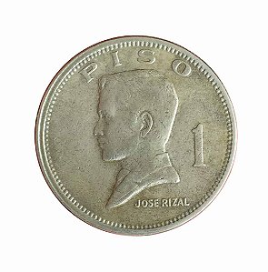 Moeda Antiga das Filipinas Piso 1972