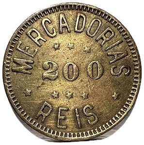 Token Antigo do Brasil - Ficha Mercantil