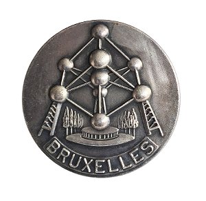 Medalha Antiga da Bélgica 1958 - Atomium