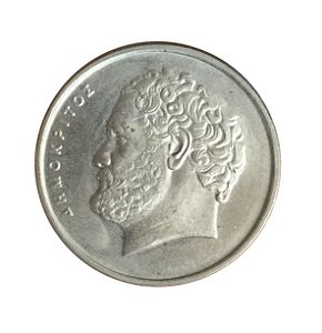 Moeda Antiga da Grécia 10 Drachmes 1986