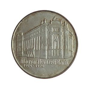 Moeda Antiga da Hungria 50 Forint 1974 - BP