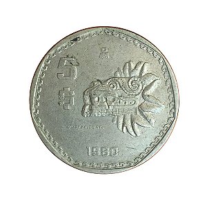 Moeda Antiga do México 5 Pesos 1980