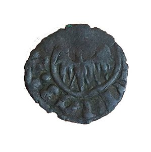 Moeda Antiga da Itália Denaro 1416-1458