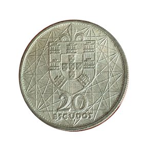 Moeda Antiga de Portugal 20 Escudos 1966