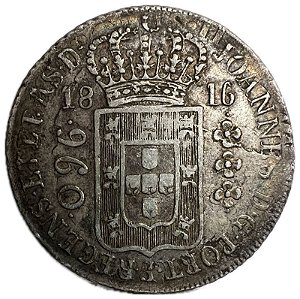 Moeda Antiga do Brasil Colônia 960 Réis 1816 R