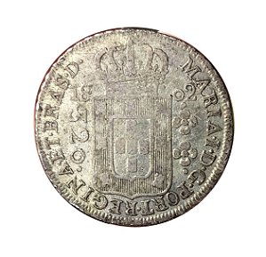 Moeda Antiga do Brasil 320 Réis 1802 R