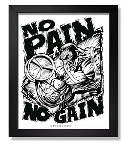 NO PAIN NO GAIN DESENHO