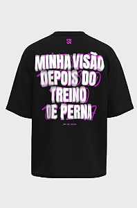 Camiseta oversized visão depois do treino DTG