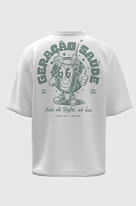 Camiseta oversized geração saúde