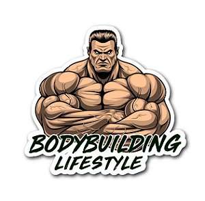Adesivo bodybuilding life