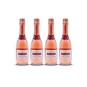 Espumante Moscatel Rosé Quinta do Morgado 660ml - Kit 04 garrafas