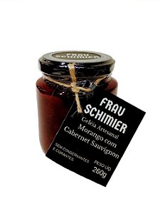 Geleia de Morango com Cabernet Sauvignon Frau Schimier - 260g