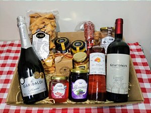 Cesta de Presente Grande com 12 Itens - Seleção 2