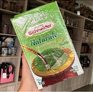 ERVA MATE SCHNEIDER NATURALE 1KG VÁCUO