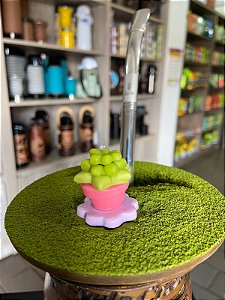 ENFEITE CHIMARRÃO BISCUIT VASINHO DE SUCULENTA