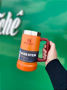 CANECA TÉRMICA DE CERVEJA STANLEY SIGNAL ORANGE