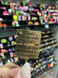 ENFEITE DE CHIMARRÃO METAL O LADO BOM DA VIDA