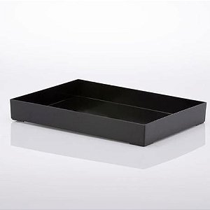 Bandeja LIV 34,5x25x4,7cm Preta - Paramount 1642