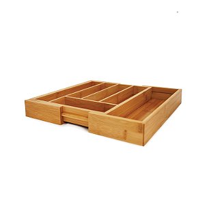 Porta Talher de Bambu Ajustável para Gaveta Yoi 810900148