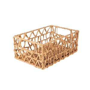 Cesto Organizador de Papiro 31,5x21,5x13,5cm YOI 810700114