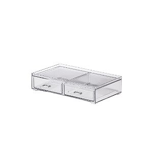 Caixa Org. Elegance com 2 Gavetas 21x12x5 - Paramount 1090