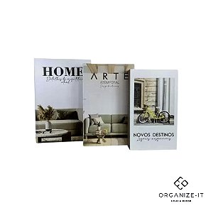Conjunto de Caixas Decorativas Home Organize-it 96942