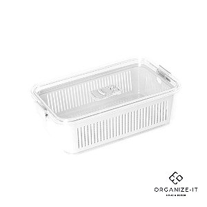 Pote Hermético Slim Multiuso Branco 2.570ml - Paramount 1771