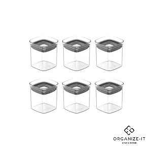 Conjunto com 6 Potes Herméticos Block (0,150L) OU COB1000 NT