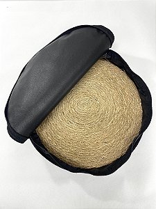 Organizador de Jogo Americano Redondo Branco/Preto 9x40 Organizeit 1515