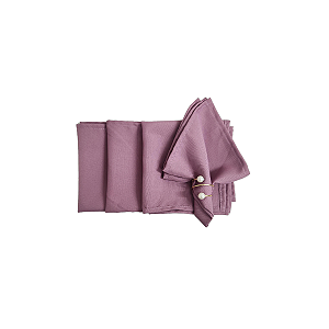 kit 4 guardanapo rose oxford 42x42cm Organize-it