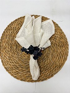 Kit 4 Porta Guardanapo de Madeira Preto