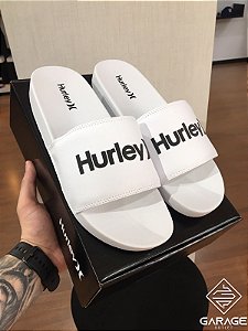 Chinelo Slide Hurley Oneeonly Branco/Branco