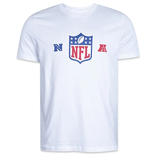 CAMISETA LOGO SHIELD NFL BRANCO