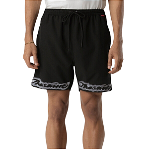 NYLON SHORTS THESAINT SMOKY - BLACK
